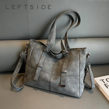 Retro Vintage Solid Color Handbag
